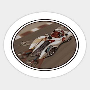 speed racer Sticker